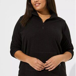 3X Torrid Happy Camper Super Soft Performance Micro Fleece Active Pullover